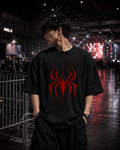 Crimson Spider Oversized T-Shirt