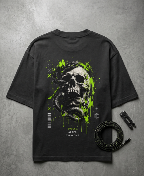 White shirt with 'RINOKU' logo on a black background