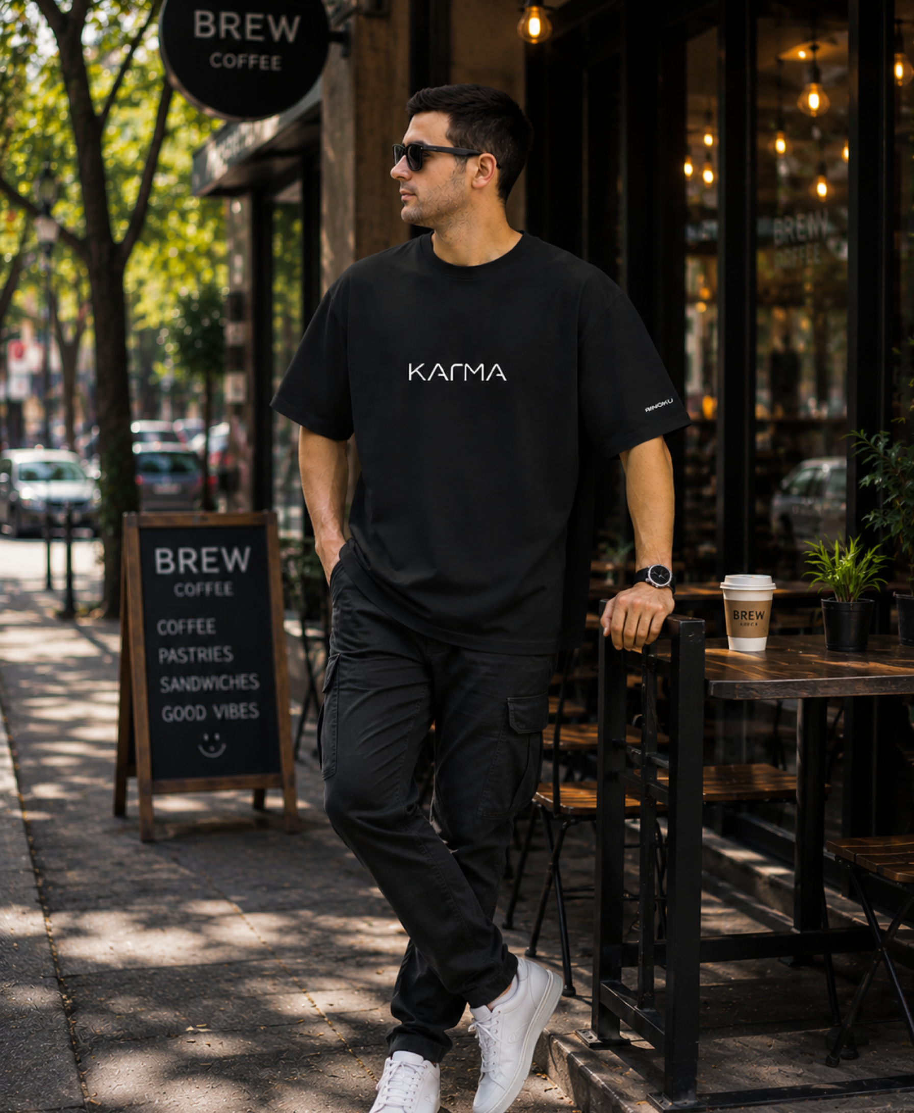 KARMA Signature Oversized Terry Tee