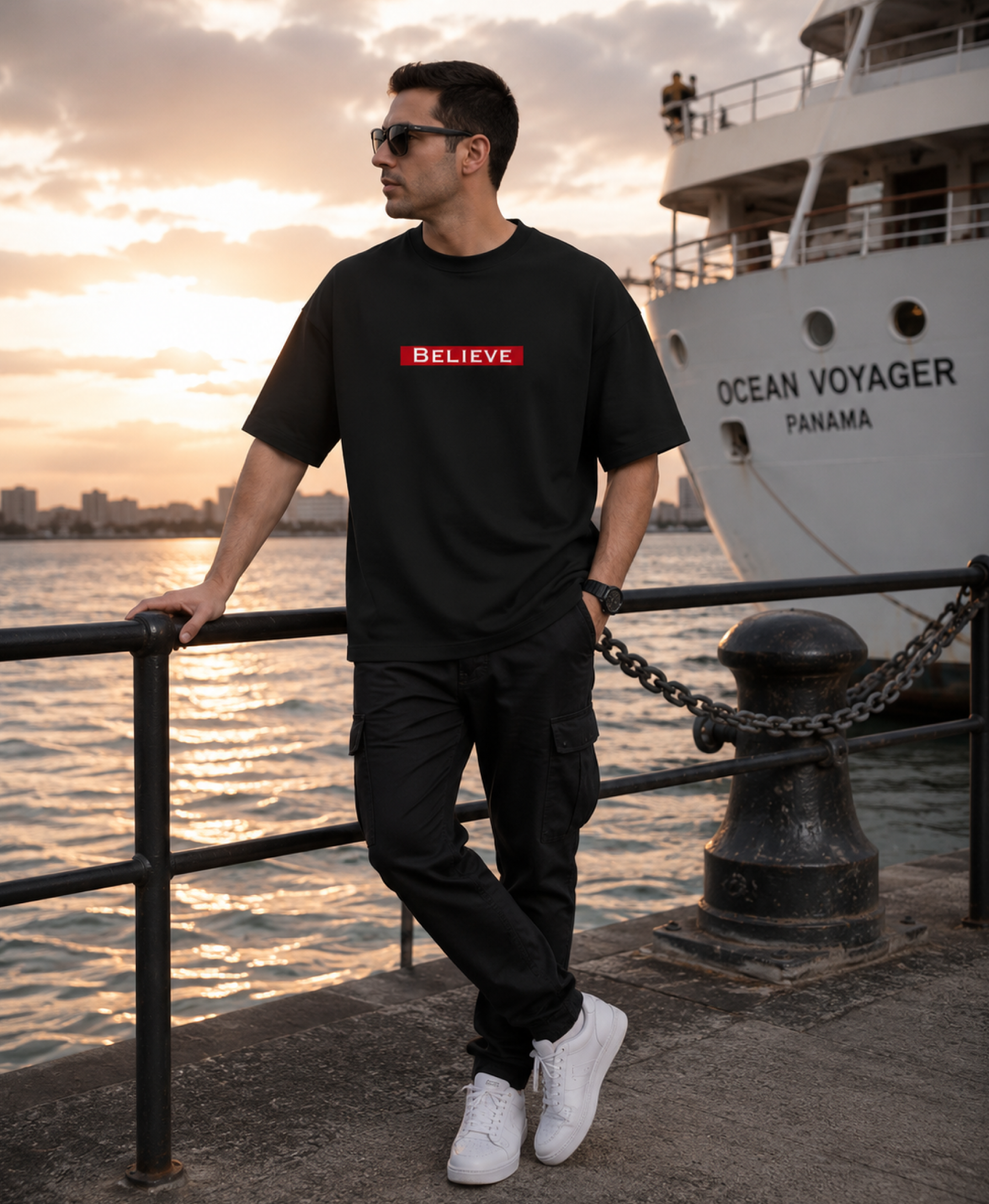 BELIEVE Statement Oversized T-Shirt
