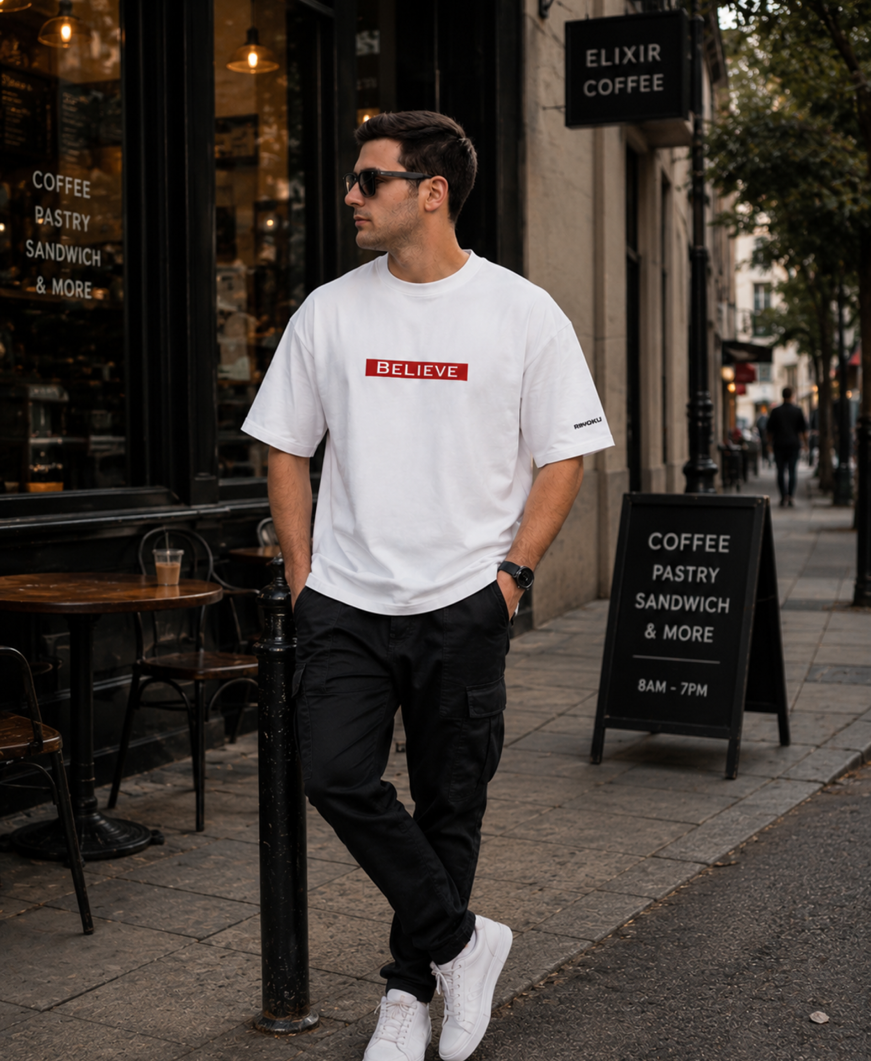 Believe Statement Terry Tee | Oversized
