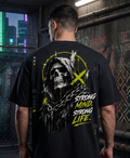 UNCHAINED Black Oversized Tee | RINOKU CHAOS