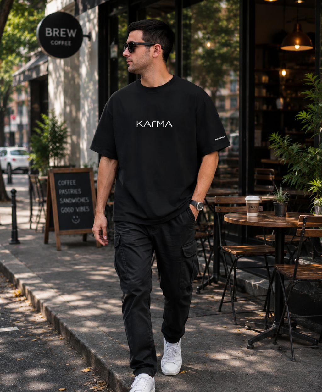 KARMA Signature Oversized Terry Tee