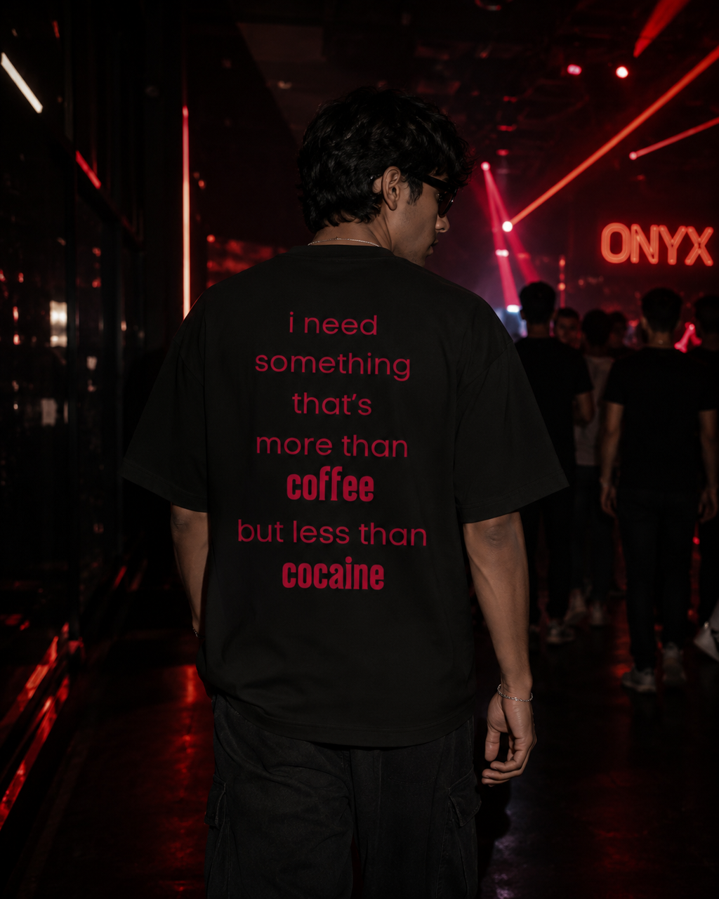 More Than Coffee Oversized Terry Tee