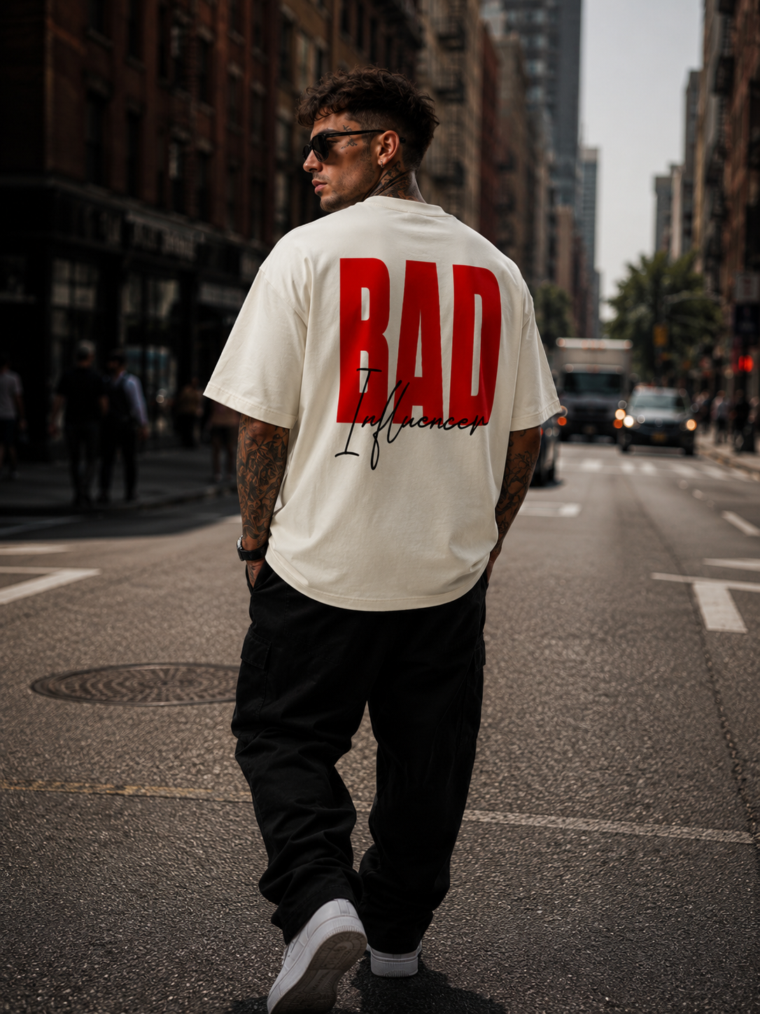 BAD Influence Oversized Terry Tee