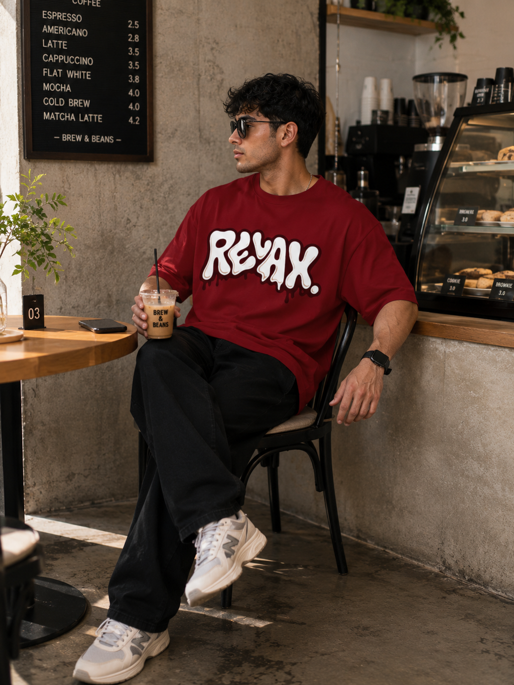 RELAX. Oversized Terry Tee | RINOKU Quiet