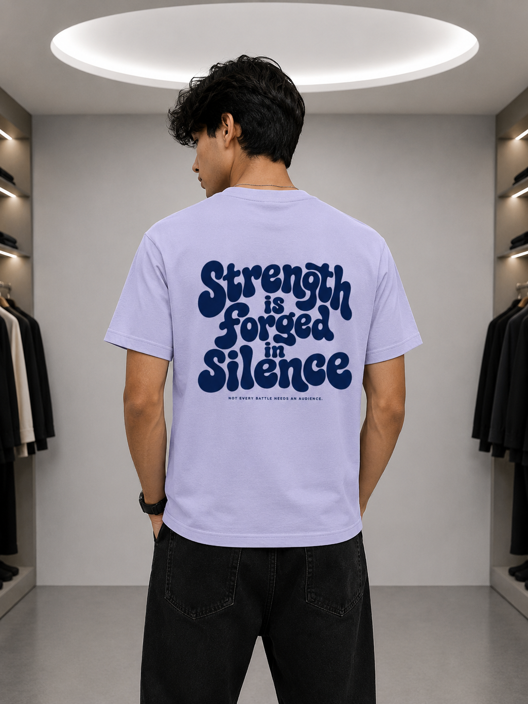RINOKU Strength in Silence Tee | Supima Cotton, 160 GSM