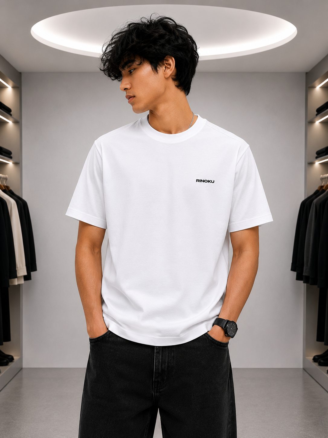 RINOKU Strength in Silence Tee | Supima Cotton, 160 GSM