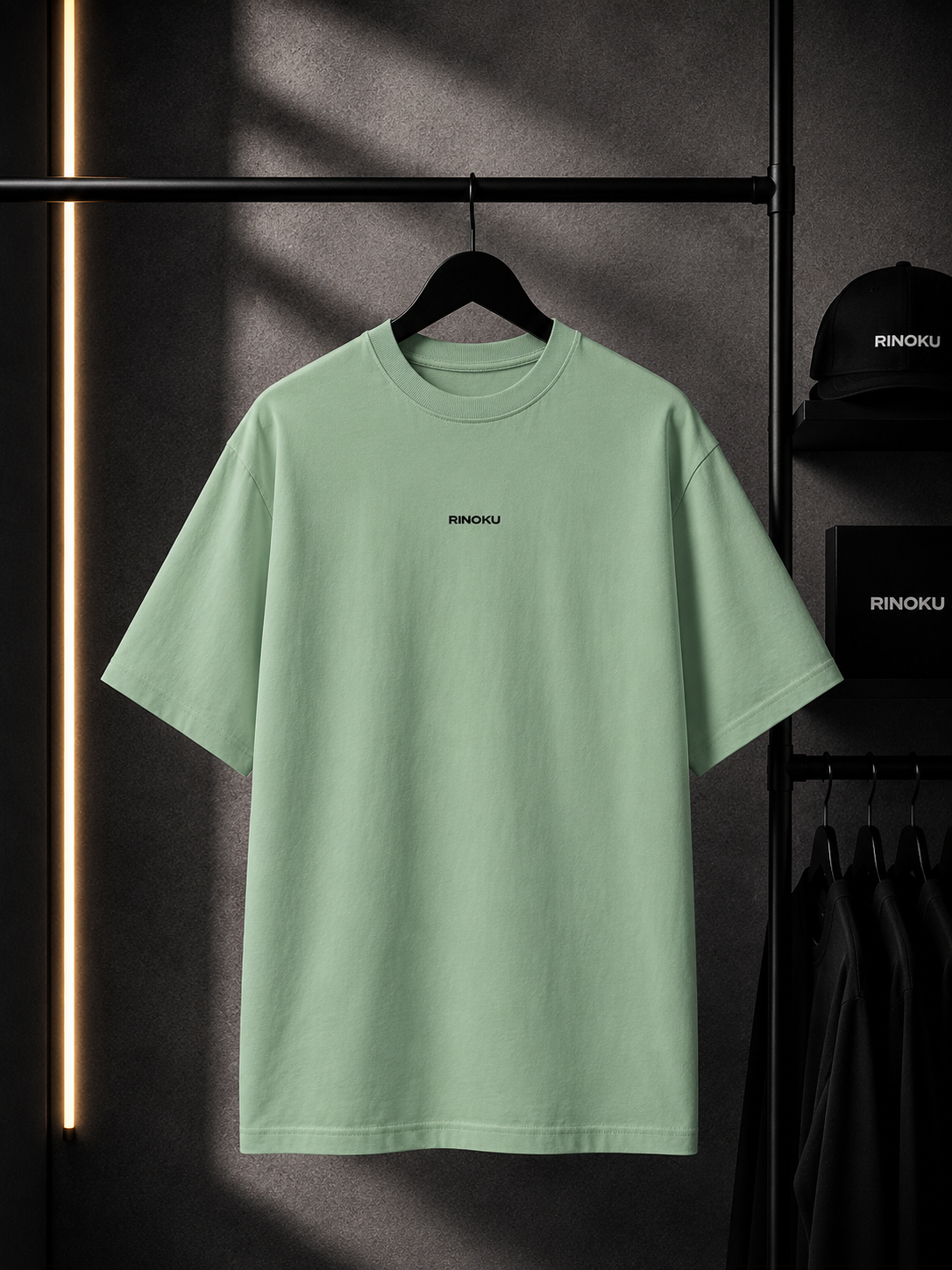RINOKU Street Crew Tee | Unisex Regular Fit — 180 GSM
